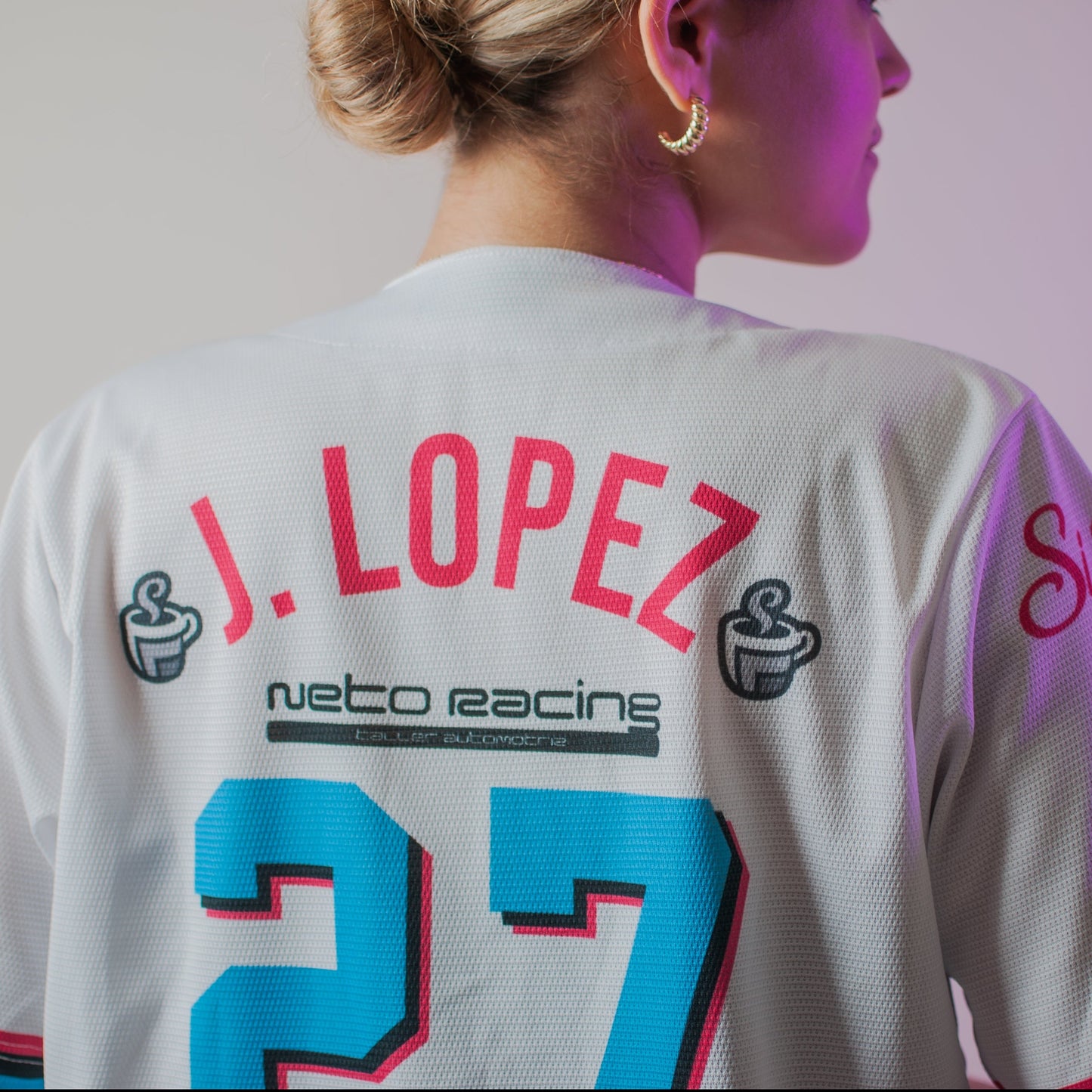 Jersey baseball personalizable para mujer