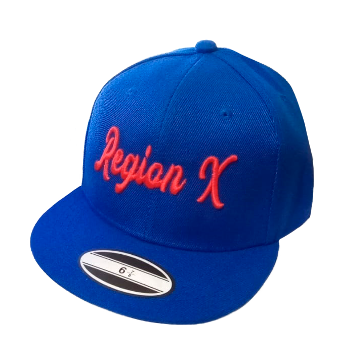 Gorra tipo snapback con bordado